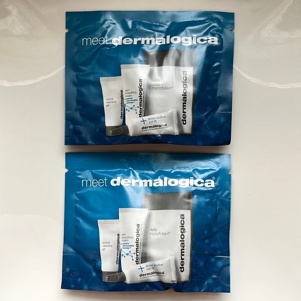 Dermalogica Meet Dermalogica 4 Piece Set | 2 Count | Travel | New In Bag, Sealed